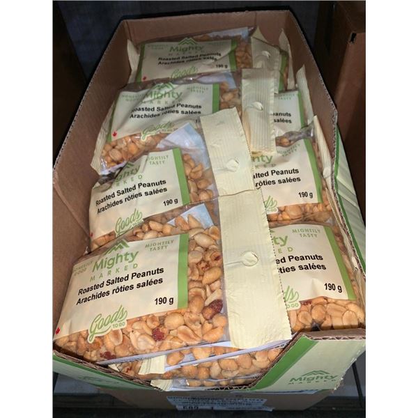 Mighty Marked Roasted Salted Peanuts 20 x 190g
