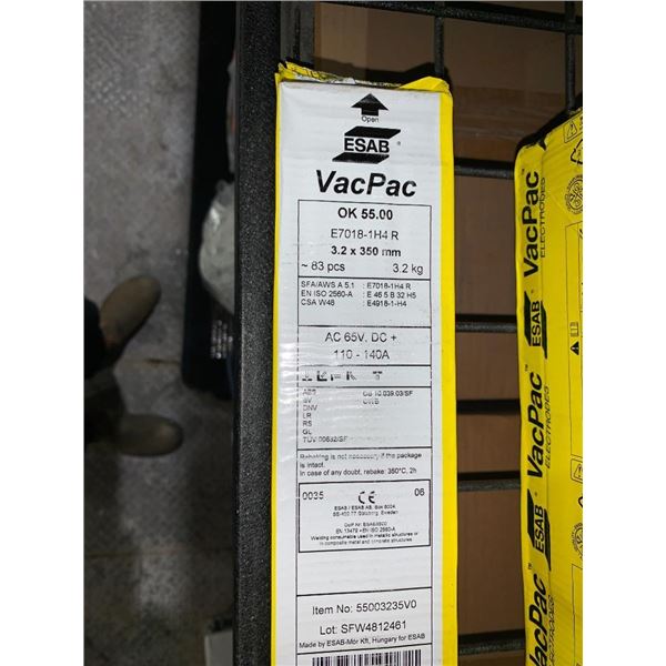 ESAB Vac Pac OK 55.00 3.2 x 350mm Welding Stick Electrodes 83 piece