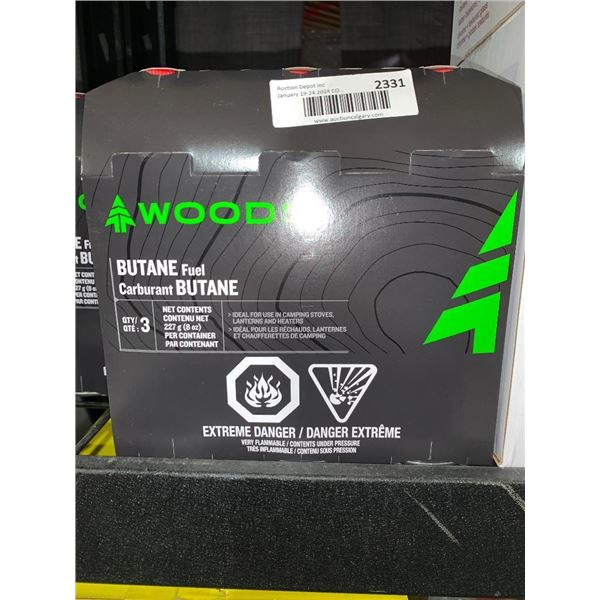 Woods Butane Fuel 6 x 227g