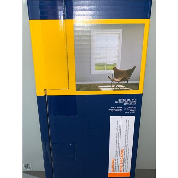 Levolor 2in Faux Wood Blind White 35" x 48"