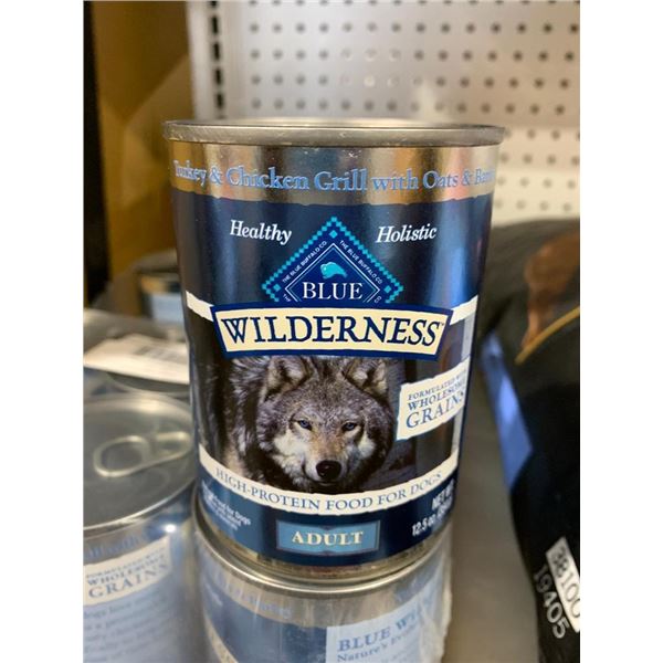Case Lot Of Blue Buffalo Turkey & Chicken Wet Dog Food 12x 12.5oz Cans