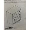 Image 1 : South Shore Furniture 4 Drawer Chest Dresser - Color Unknown