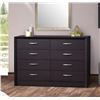 Image 1 : Cor-Living NPT-300-W 8 Drawer Dresser  Newport Collection - Color Brown