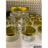 Image 2 : Hexagon Glass Jars Set of 30 NEW