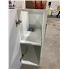 Image 3 : Single Door vanity Base Cabinet 12 inch wide white