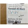 Image 5 : Bain Randall 40 Black Shower Enclosure no base