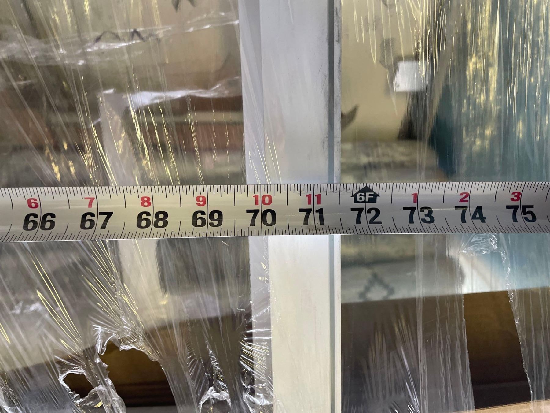 Farley Windows 6footWide (LH) Sliding PVC Patio Door with Screen Door