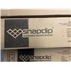 Image 2 : Skid of Snapclip Drop Down Ceiling Kit - 17 boxes of Rails and 11 boxes of 24in x 24in Ceiling Tiles