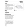 Image 3 : TOTO WASHLET Electronic Bidet Toilet Seat, Elongated, Cotton White