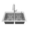 Image 3 : American Standard Raviv 32-Inch Stainless Steel Kitchen Sink