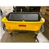 Image 1 : Rubbermain extra wide rolling mop bucket