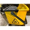 Image 6 : Rubbermain extra wide rolling mop bucket