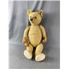 Image 1 : Vintage Straw Stuffed Jointed Bear w/ Button Eyes. Approx. 26" Tall