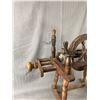 Image 3 : Vintage Wood Spinning Wheel. Approx. 25" L x 23" H. Nice Piece!