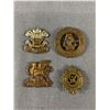 Image 1 : Various Vintage Military Cap Badges