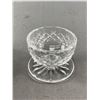 Image 1 : Vintage Signed Waterford Crystal Footed Bowl with Attached Undertray. Comeragh Pattern