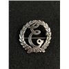 Image 1 : Early Sterling Silver Wreath Brooch