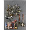 Image 1 : Large Lot of Collectible Spoons & Various Cutlery