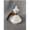 Image 2 : Lovely Vintage Wedgwood Tea/Coffee Pot & Mid Century Modern Carafe with Wood Handle