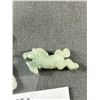 Image 2 : Jade Horse Pendant, Vintage White Jade Buddha Pendant