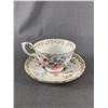 Image 1 : English Fine Bone China Crown Staffordshire Cup/Saucer Englands Bouquet Design/Pattern Excellent Con