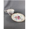 Image 2 : English Fine Bone China Crown Staffordshire Cup/Saucer Englands Bouquet Design/Pattern Excellent Con