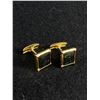 Image 2 : Ibew American Time Watch Union Made in America Battery Required and Pair of Gold Cufflinks