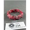 Image 2 : Lovely Genuine Gem Stone Beads Strech Braclet Possible Jadeite Jade