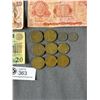 Image 2 : Lot Of Vintage Hondoras Bills, Mexican & More Coins