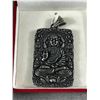 Image 2 : Buddha Dog Tag Pendant. Approx. 2" x 1 1/2"