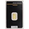 Image 3 : 1 gram Gold Bar - Argor Heraeus Kinebar Hologram - 999.9 Fine in Assay