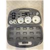 Image 2 : MASTERCRAFT HOLE SAW KIT AND JOBMATE CORDLESS  DRILL WIOTH CHARGER IN BAG