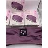 Image 2 : 4 NEW PURPLE SLEEP HEADPHONES SPORTS HEADBANDS  RETAIL $120