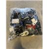 Image 2 : LARGE BAG OF ASSORTED HEAD PHONES, CHARGING  CABLES, ETC