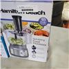 Image 2 : HAMILTON BEACH SPIRILIZING FOOD PROCESSOR AND  GLASS KETTLE BOTH TESTED AND WORKING