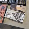 Image 2 : LOT OF BOARD GAMES - CHINESE CHECKERS, BACK  GAMMON, CHESS, ETC