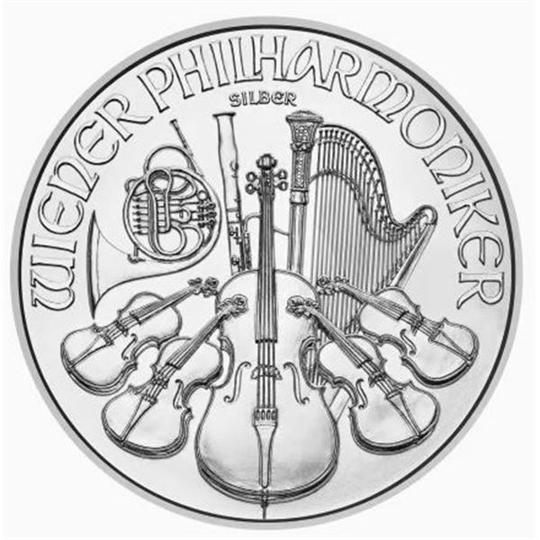 1-OZ 2022 AUSTRIAN PHILHARMONIC SILVER COIN