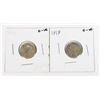 Image 1 : 1918 AND 1919 CANADA 10CENT COINS 92.5% SILVER
