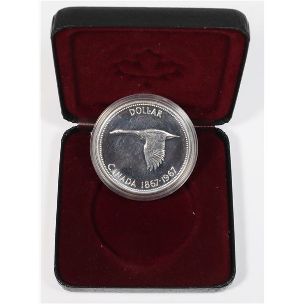 1967 CANADA SILVER DOLLAR (PROOF LIKE) IN CAPSULE