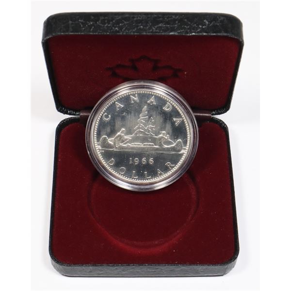 1966 CANADA SILVER DOLLAR (PROOF LIKE) IN CAPSULE