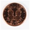 Image 1 : 1-OZ FINE COPPER ROUND GEMINI