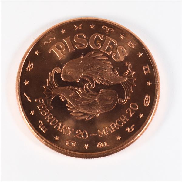 1-OZ FINE COPPER ROUND PISCES