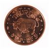 Image 1 : 1-OZ FINE COPPER ROUND TAURUS