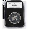 Image 2 : 1964 CANADA SILVER DOLLAR -PROOF LIKE- COMES IN