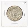 Image 1 : 1943CANADA 50 CENT VF COIN (80% SILVER)