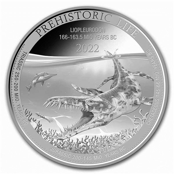 LIOPLEURODON REPTILE PREHISTORIC LIFE 2022 1-OZ