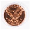 Image 2 : 1-OZ FINE COPPER SPINOSAURUS ROUND IN CAPSULE