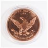 Image 2 : 1-OZ FINE COPPER GIGANOTOSAURUS ROUND IN CAPSULE