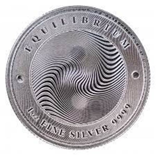 EQUILIBRIUM 2021 $5 1-OZ 9999 FINE SILVER BU COIN