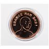 Image 1 : 1-OZ FINE COPPER ORANGE MAN BAD TRUMP THEMED
